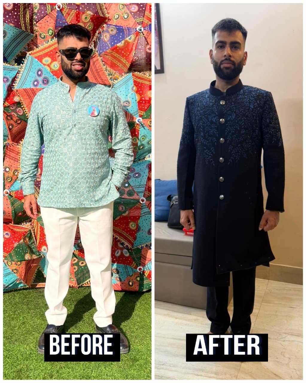 Client style transformation, before and after